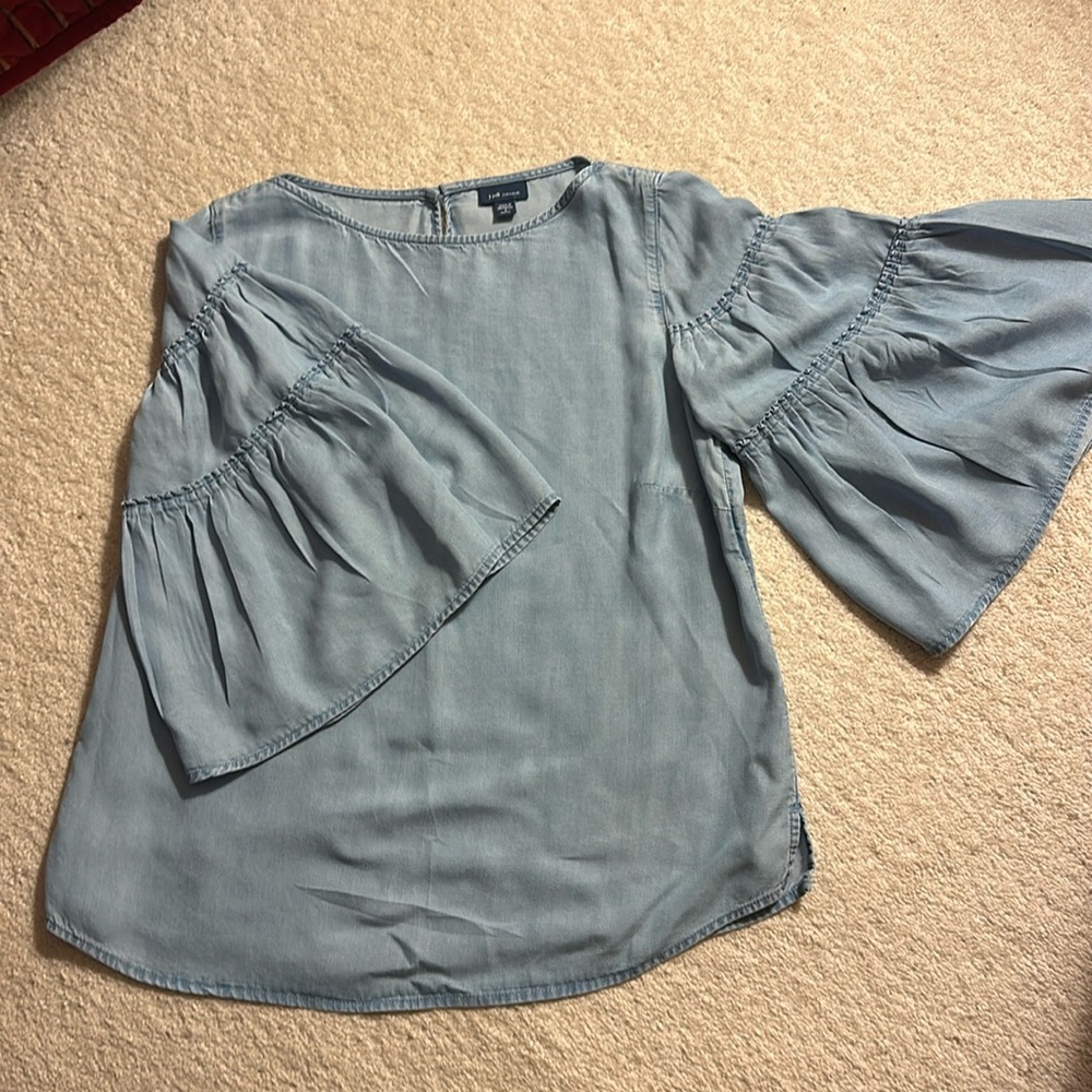J Jill Denim SP top with kimono sleaves